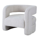 Yitua Accent Chair, White Teddy Sherpa Acme