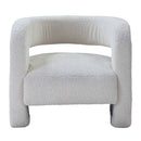 Yitua Accent Chair, White Teddy Sherpa Acme