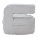 Yitua Accent Chair, White Teddy Sherpa Acme