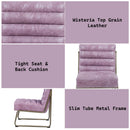 Loria Accent Chair, Wisteria Top Grain Leather Acme