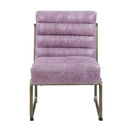 Loria Accent Chair, Wisteria Top Grain Leather Acme