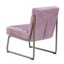 Loria Accent Chair, Wisteria Top Grain Leather Acme