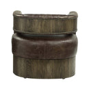 Feyre Accent Chair, Espresso Top Grain Leather Acme