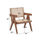 Velentina Accent Chair, Rattan & Natural Finish Acme