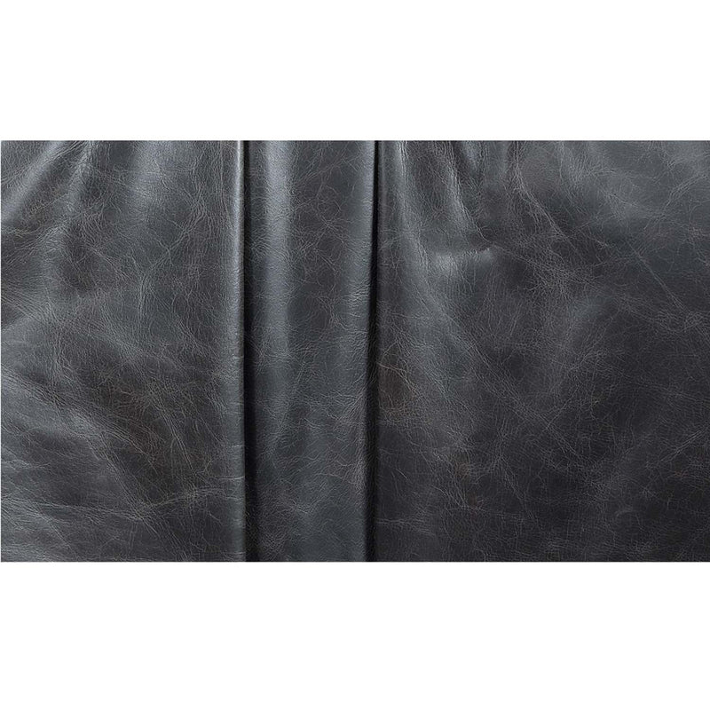 Piotr Accent Chair w/Swivel, Black Top Grain Leather Acme