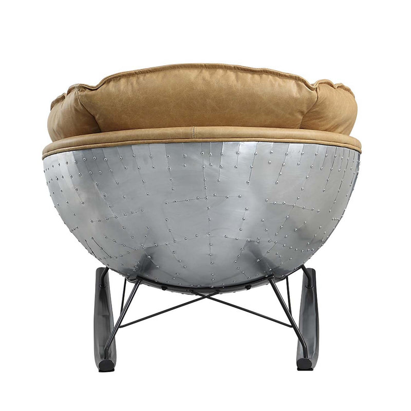 Pino Accent Chair, Morocco Top Grain Leather Acme