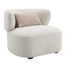 Darius Accent Chair w/Pillow, Beige Boucle Acme
