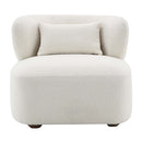 Darius Accent Chair w/Pillow, Beige Boucle Acme