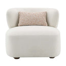 Darius Accent Chair w/Pillow, Beige Boucle Acme