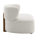 Darius Accent Chair w/Pillow, Beige Boucle Acme