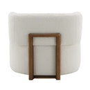 Darius Accent Chair w/Pillow, Beige Boucle Acme