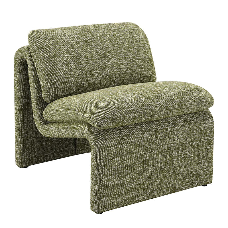 Jaeda Accent Chair, Green Boucle Acme