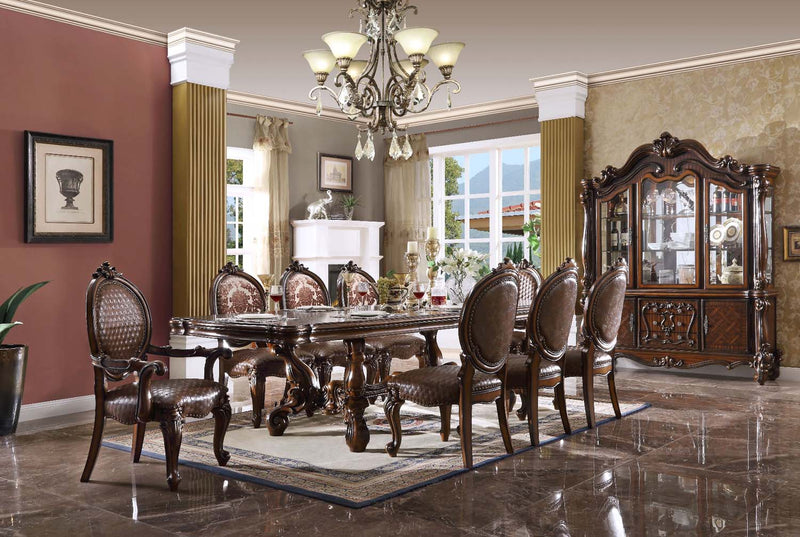 Versailles Arm Chair 2Pc, Cherry Finish Acme
