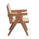 Velentina Arm Chair 2Pc, Rattan & Natural Finish Acme