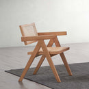 Velentina Arm Chair 2Pc, Rattan & Natural Finish Acme