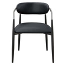 Gavan Arm Chair 2Pc, Black Faux Leather Acme