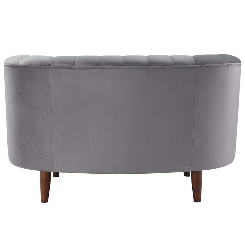 Millephri Chair, Gray Velvet Acme