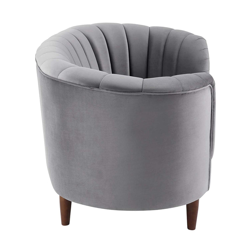 Millephri Chair, Gray Velvet Acme