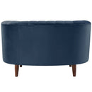 Millephri Chair, Blue Velvet Acme