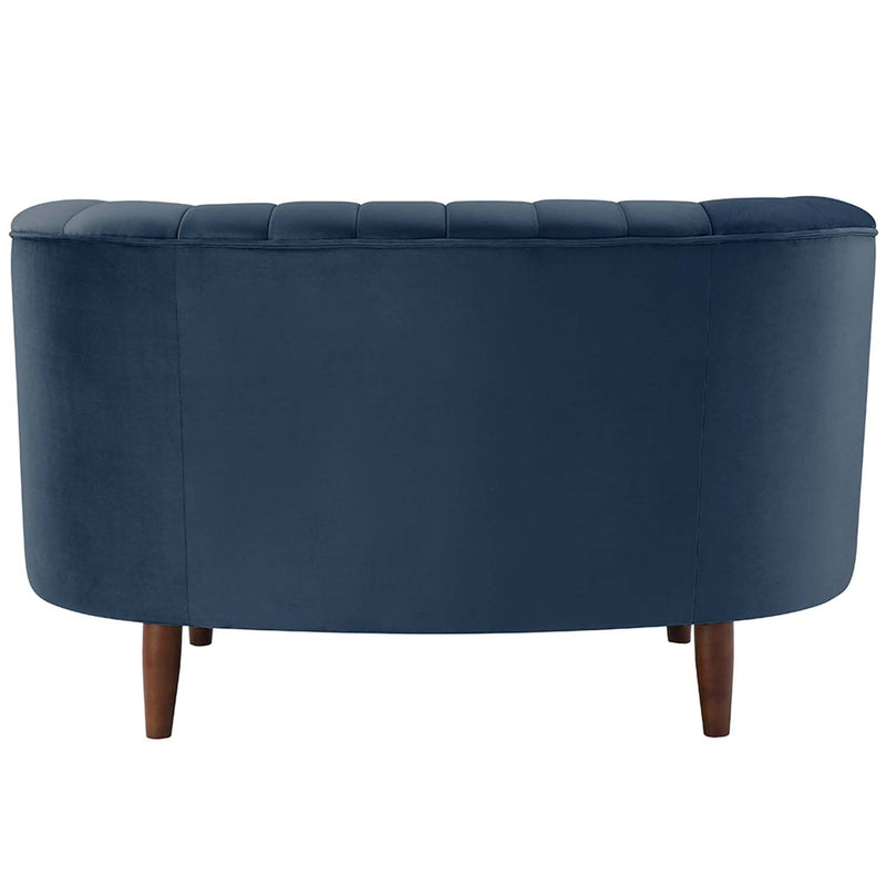 Millephri Chair, Blue Velvet Acme