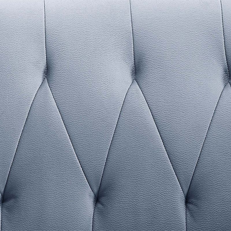 Bayram Chair, Light Gray Velvet Acme
