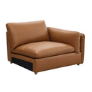 Brighton Modular - Right Facing Arm Chair, Brown Top Grain Leather Acme