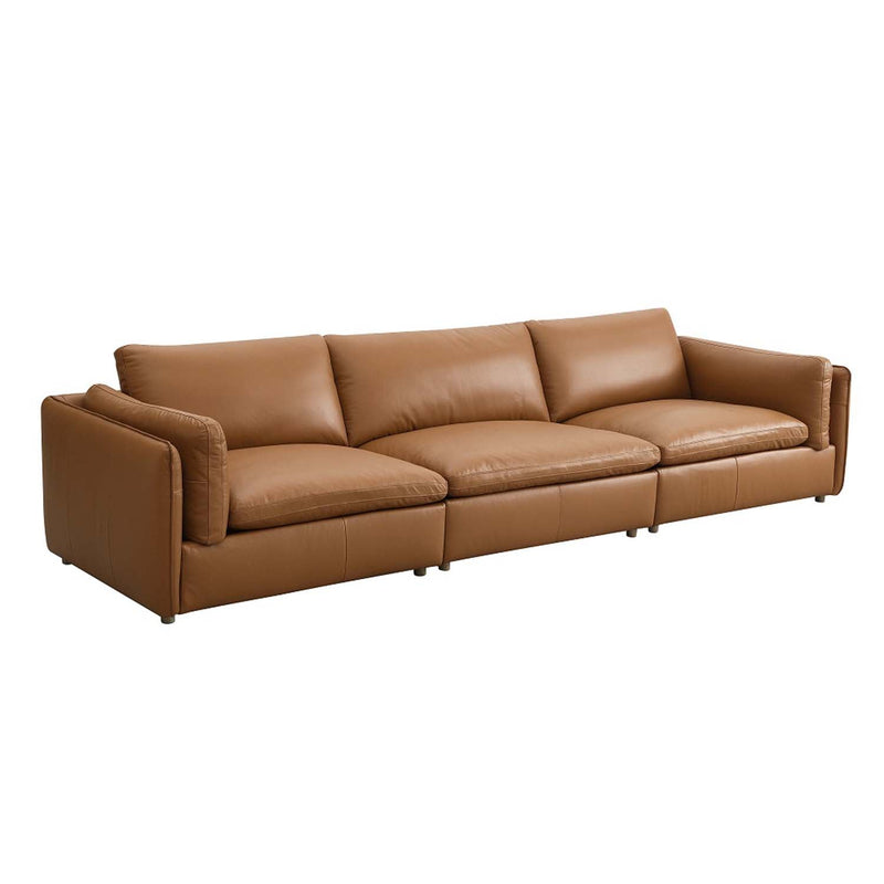 Brighton Modular - Right Facing Arm Chair, Brown Top Grain Leather Acme