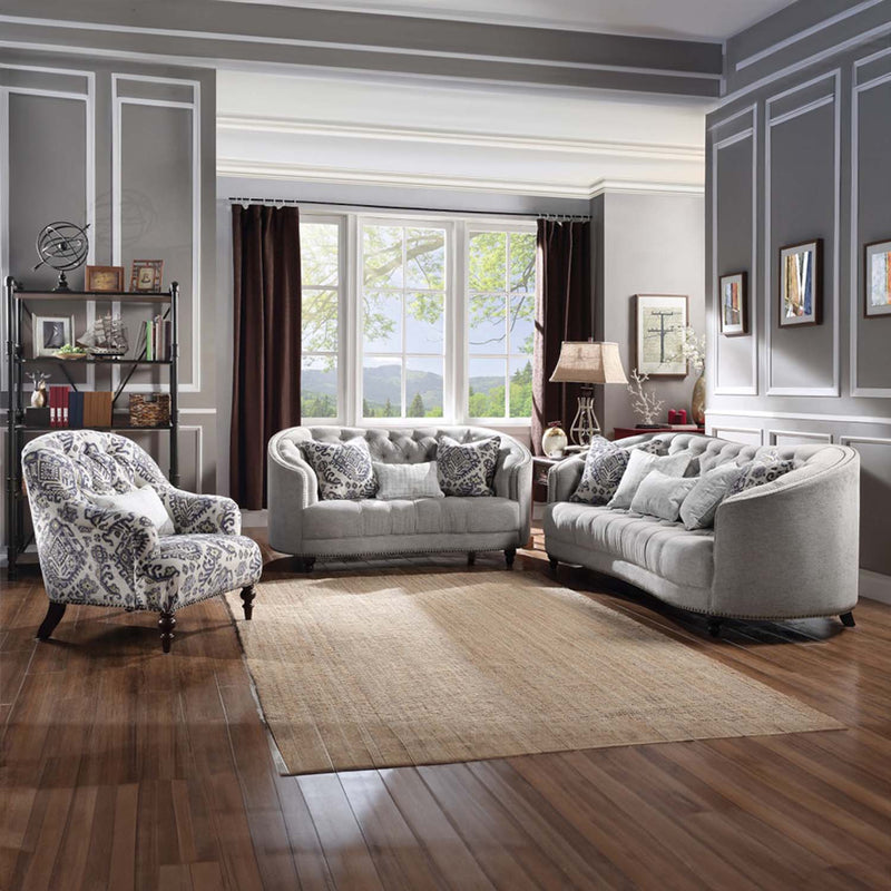 Saira Chair w/Pillow, Pattern Fabric Acme