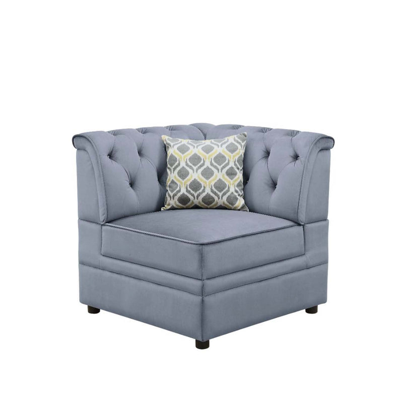 Bois II Modular - Wedge, Gray Velvet Acme