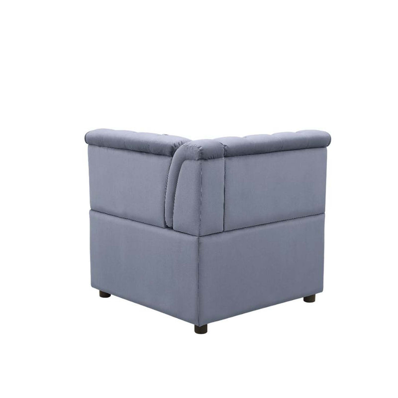 Bois II Modular - Wedge, Gray Velvet Acme