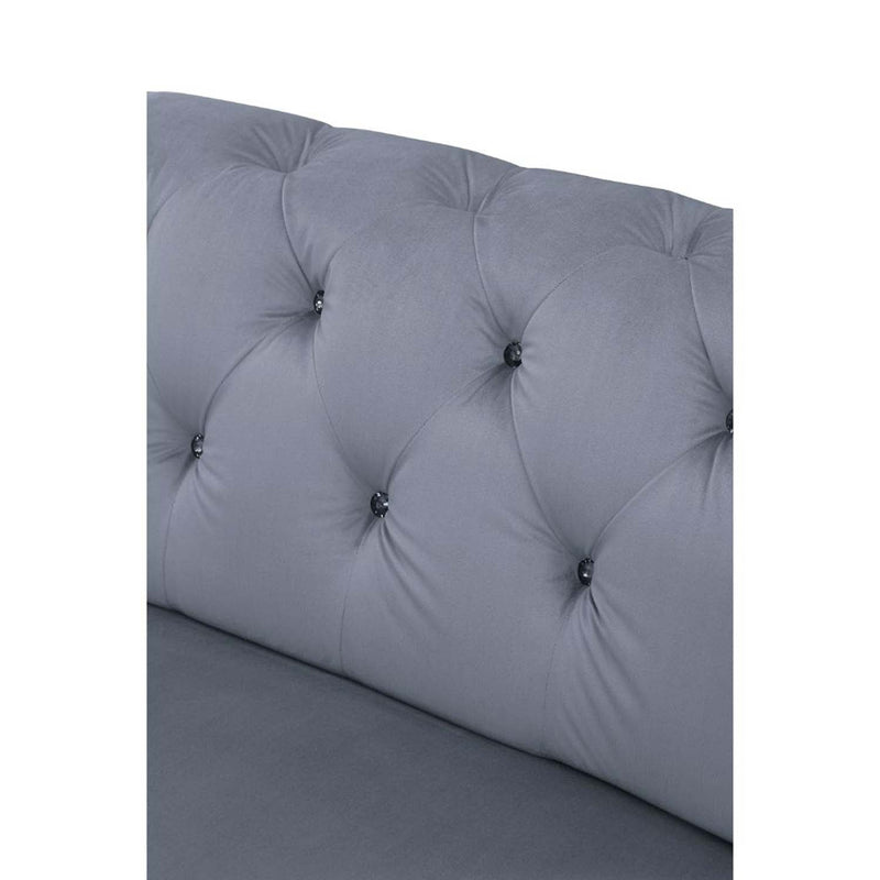 Bois II Modular - Wedge, Gray Velvet Acme