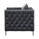 Gillian II Chair, Dark Gray Velvet Acme