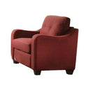 Cleavon II Chair, Red Linen Acme