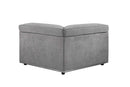 Alwin Modular - Wedge, Dark Gray Fabric Acme