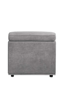 Alwin Modular - Armless Chair, Dark Gray Fabric Acme