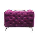Atronia Chair, Purple Velvet Acme