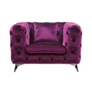 Atronia Chair, Purple Velvet Acme