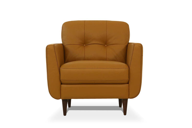 Radwan Chair, Camel Leather Acme