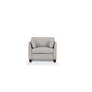 Matias Chair, Dusty White Leather Acme