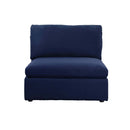 Crosby Modular - Armless Chair, Blue Fabric Acme