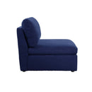 Crosby Modular - Armless Chair, Blue Fabric Acme