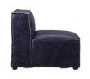 Birdie Modular - Armless Chair, Vintage Blue Top Grain Leather Acme