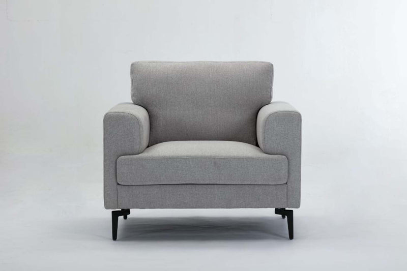 Kyrene Chair, Light Gray Linen Acme