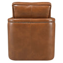 Rocha Swivel Chair w/Glider, Brown Leather Aire Acme