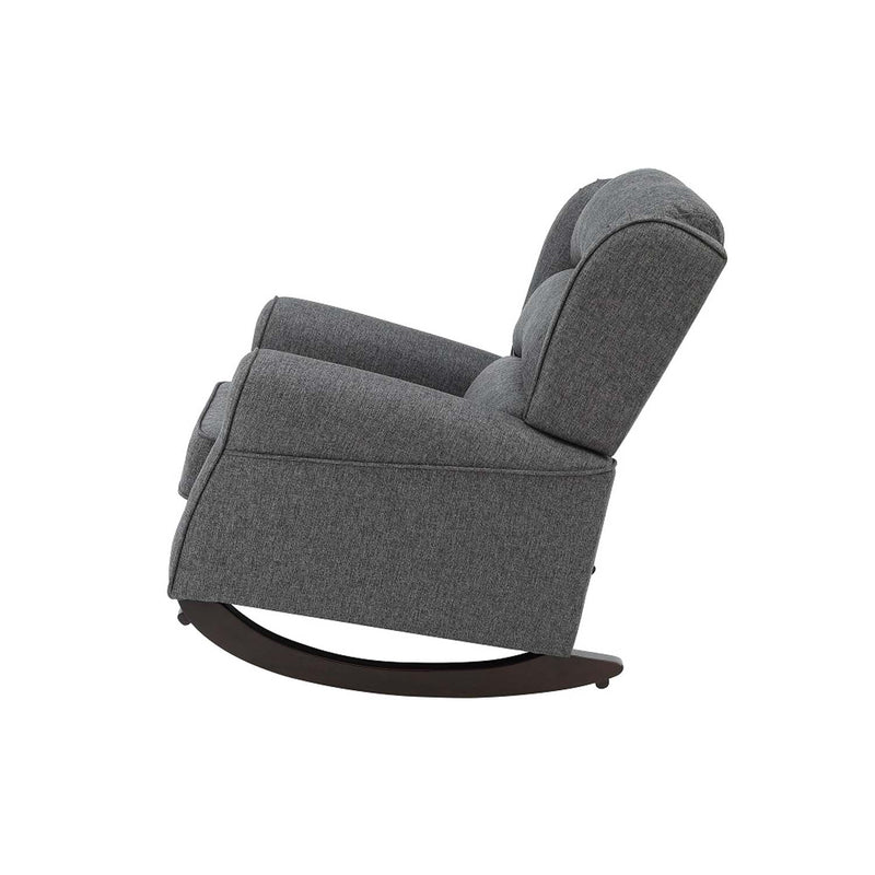 Fabien Rocking Chair, Gray Fabric Acme