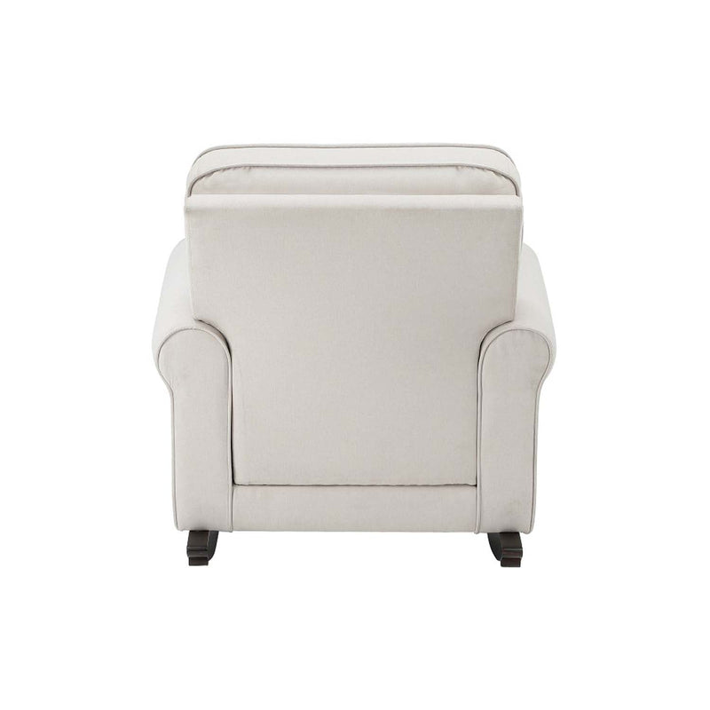 Elvin Rocking Chair, Beige Fabric Acme