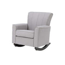 Denzell Rocking Chair, Light Gray Linen Acme