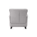 Denzell Rocking Chair, Light Gray Linen Acme