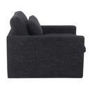 Frederick Swivel Chair w/Pillow, Dark Gray Fabric Acme