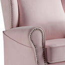 Tamaki Swivel Chair w/Glider, Pink Fabric Acme
